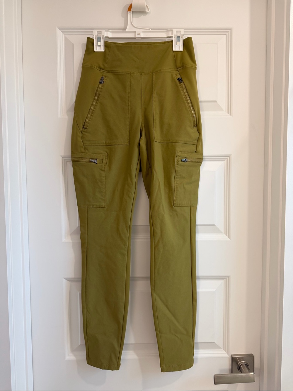 Athleta Olive-Toned Performance Leggings